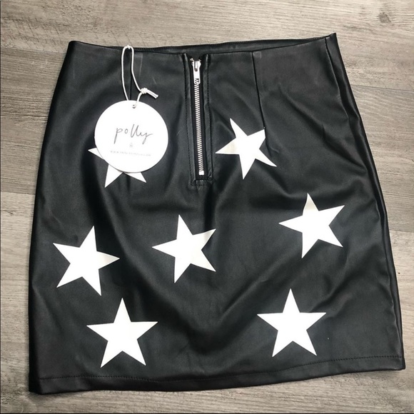 Princess Polly STARBOY MINI SKIRT BLACK size US 2 - Picture 10 of 10
